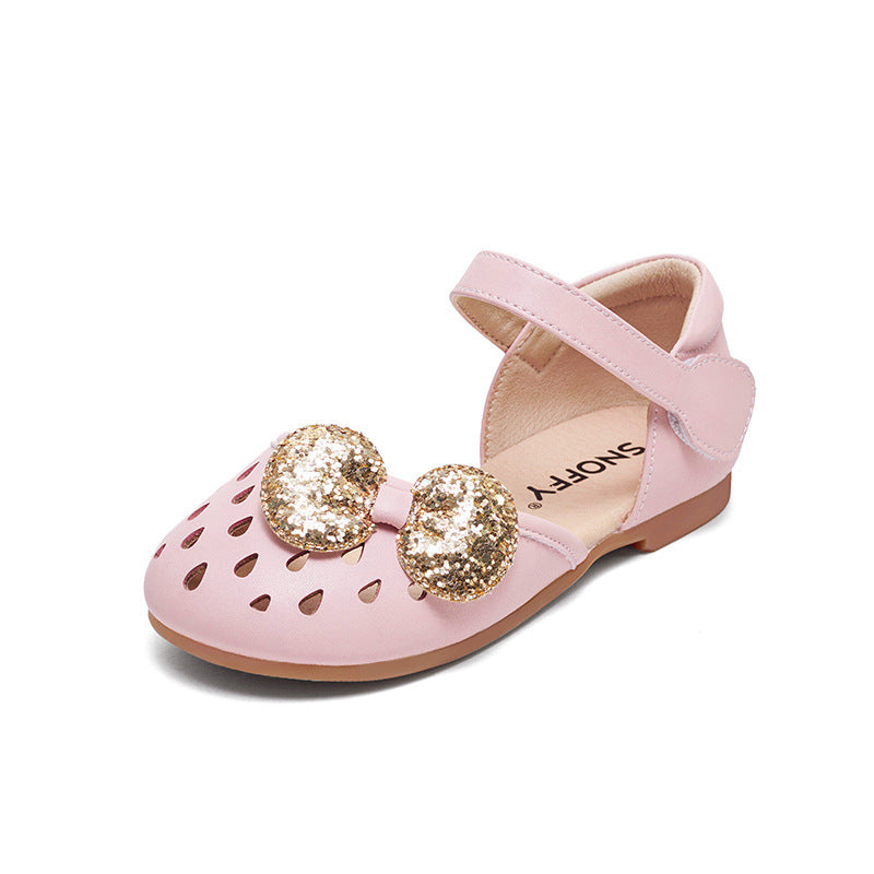Girls Shoes Sandals New Korean Version Summer kids Princess Shoes In Baotou Soft Sole