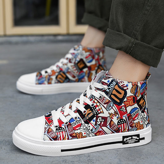 Big Kids High Top Boys Casual Sneakers