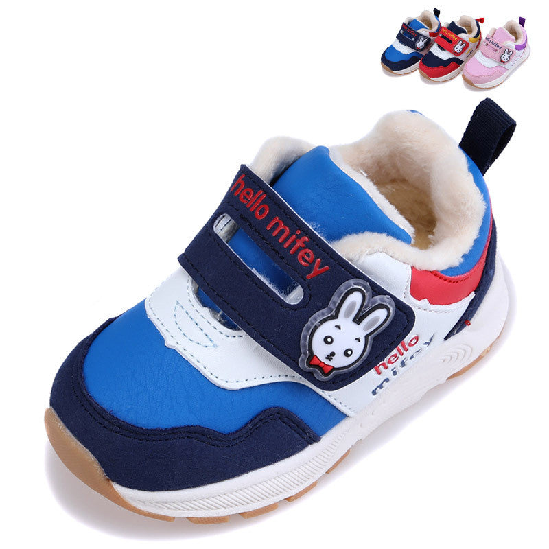 Little rabbit fei'er big cotton thickened men's sports shoes