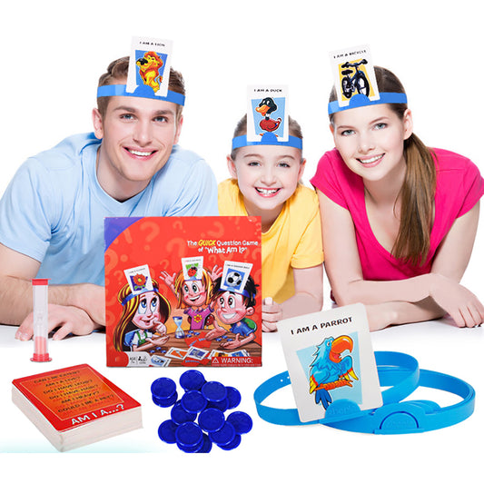 "What Am I" Cards Toy family Game